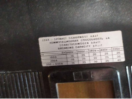 Автоматический выключатель 3-фазный 220V 630A J2UX50L ZSE Praha